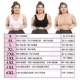 thumbnail image 2 of 3pcs Women Plus Size Bra Seamless Bra With Pads Easy Comfort Bra Active Everyday Push Up Bralette Vest Wireless Brassiere Bra, 2 of 6