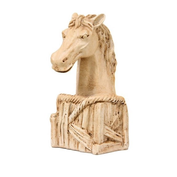 Ruanlalo Double Horse Head Sculpture Resin Loving Horse Figurine for Living Room Bedroom Decor Romantic Equestrian Statue for Horse Lovers Anniversary Valentine's Day Gift