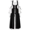 thumbnail image 1 of Disfraz Spooktacular Creations Renaissance para mujer, negro, XL, 1 of 8