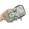 thumbnail image 2 of SEANATIVE Double Eyeglass Case with 2 Compartment Glasses Case Zipper Eyewear Pouch Lightweight Soft Neoprene Sunglasses Pouch Travel Glasses Storage Pouch Bag, Hummingbird Floral Green, 2 of 7