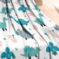 thumbnail image 3 of LightBlue Dinosaurs Eggs Pattern Blanket,Comfortable Soft Flannel Throw Blanket,All Season,Warm Lightweight Blankets for Sofa Bed Couch Living Room Chair,30"x40", 3 of 4