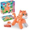 thumbnail image 1 of MEGA-BLOKS-Fisher-Price-Rolling-Kitten-Block-Toy-with-Rolling-Wheels-(25-Pieces)-for-Kids, 1 of 6