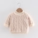 thumbnail image 5 of Sudadera para niñas de 0 a 5 años, otoño e invierno, gruesa, cálida, de forro polar, jersey de felpa a la moda, ropa para niñas pequeñas, 5 of 5