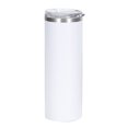 thumbnail image 1 of Botella de agua de acero inoxidable al vacío de 20oz, botella de agua con aislamiento de doble capa, color blanco, 1 of 5