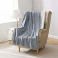 thumbnail image 1 of Mainstays Waffle Knit Sherpa Polyester Throw, 1 of 4