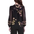 thumbnail image 2 of Vince Camuto womens  Printed Top, m, Black, 2 of 3