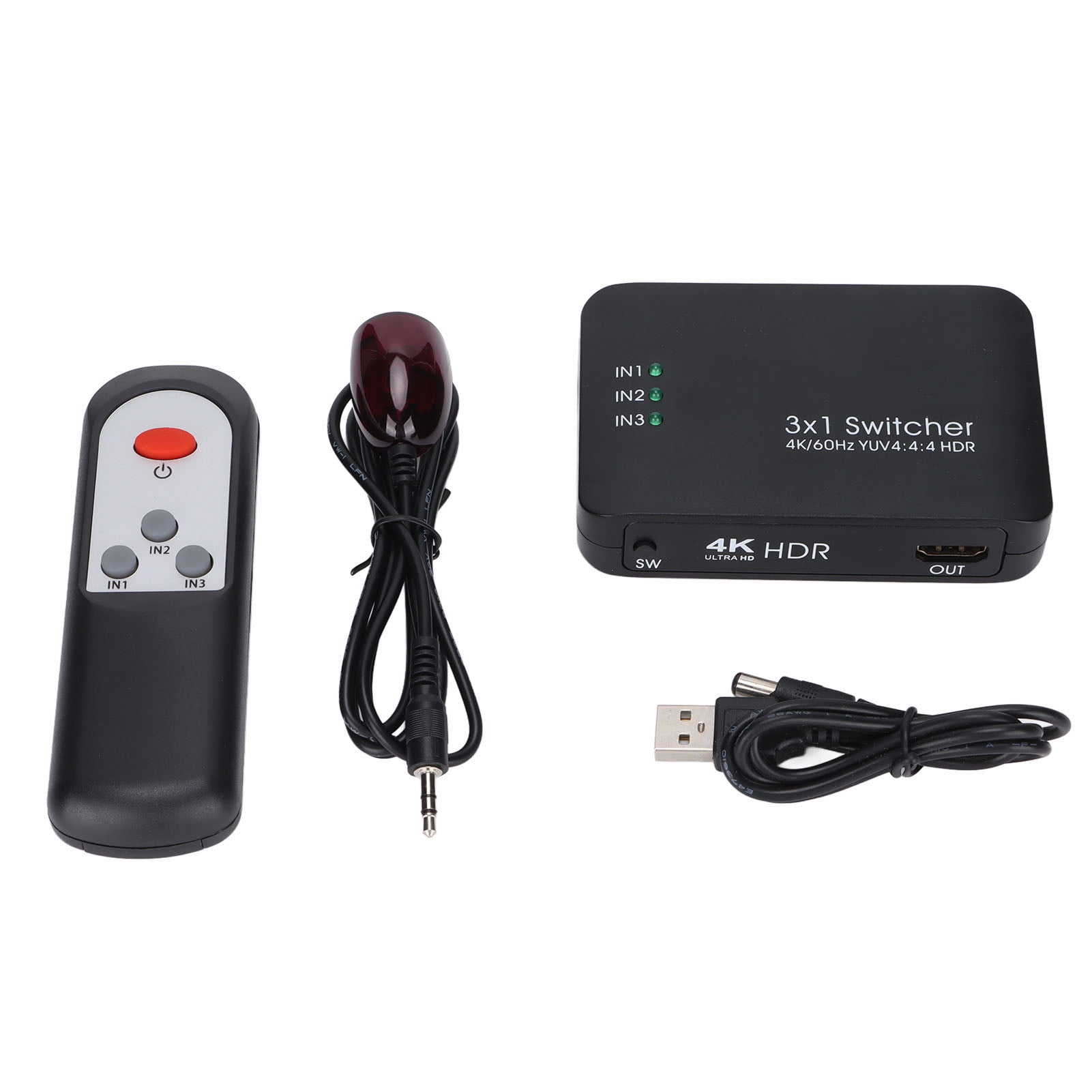 XYCCA AYS‑31V20 HD Multimedia Interface Switch 4 Port 2.0 Switcher