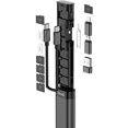thumbnail image 3 of Budi 9-in-1 Essential Travel Charging & Data Sync Cable Stick - Black, 3 of 5
