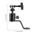thumbnail image 3 of Global Motorbike Glass Mount 1/4 Screw Camera Connection 360 Modifiable Aluminum Mixture Parenthesis For Action Cameras, 3 of 5