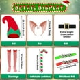 thumbnail image 3 of Alaiyaky Christmas Elf Costume Unisex Carnival Cosplay Outfit Accessory Unisex Fancy Dress Halloween Party, 3 of 8