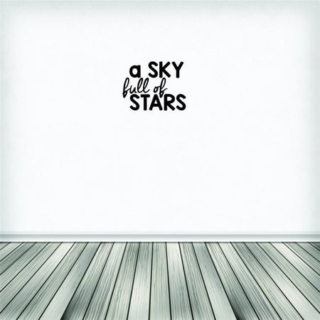 Design With Vinyl Home Wall Decals A Sky Full Of Stars Motivational Wall Decal for Boys Girls Bedroom - DIY and Removable - Size: 30 In x 43 In