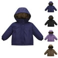 thumbnail image 4 of Fnhpitd Boys down Winter Jacket Children down Winter Boy Short Coat Warm Cold Proof Coat Navy, 160, 4 of 4