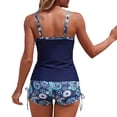 thumbnail image 3 of Haivin Women's Beach Tankini, Lightweight and Stylish with Vibrant Digital Print, Two Piece Swimsuit for Beach, Pool and Vacation, 3 of 6