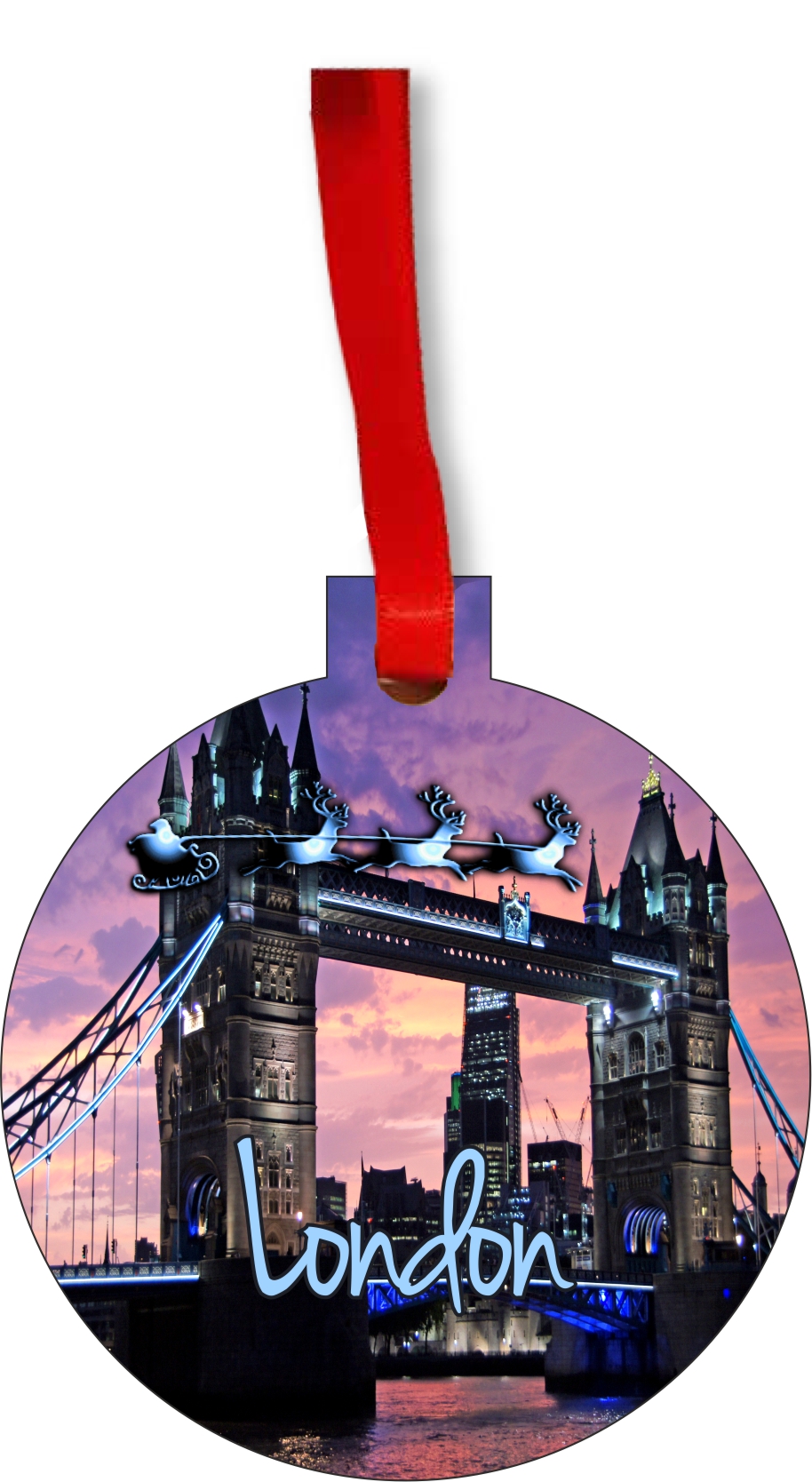 Tower Bridge Ornament London Holiday Ornament London Christmas Ornament