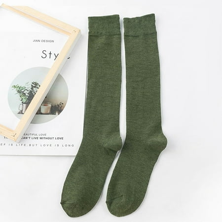 

ERTUTUYI Womens Long Socks Pure Color Socks Heap Heap Socks H