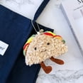 thumbnail image 3 of Wrapables Cute Plush Keychain Pendant Charm for Bag, Taco, 3 of 6