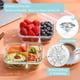 thumbnail image 5 of Set de 10 Contenedores de Vidrio Bayco para Preparación de Comidas con 2 Compartimentos, 17.5x13.2x6.5 cm, 630 ml, 5 of 7