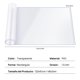 thumbnail image 4 of 1.5mm Mantel Individual de PVC Transparente, Resistente al Agua y al Aceite, Ideal para Mesas de Comedor, Mesas de Café, Escritorios y Tocadores, 4 of 7