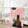 thumbnail image 4 of Graduation Blanket Gift - 30 x 40 Inches Class of 2024 Throw Blanket for Women & Men, Black Grad Soft Blankets for Graduation Day, College, Senior, 4 of 5