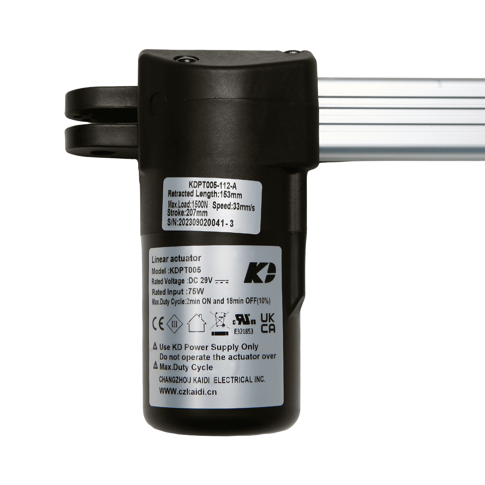 Kaidi Linear Actuator Model KDPT005-112-A Motor Kit Replacement for Power Recliner Lift Chairs