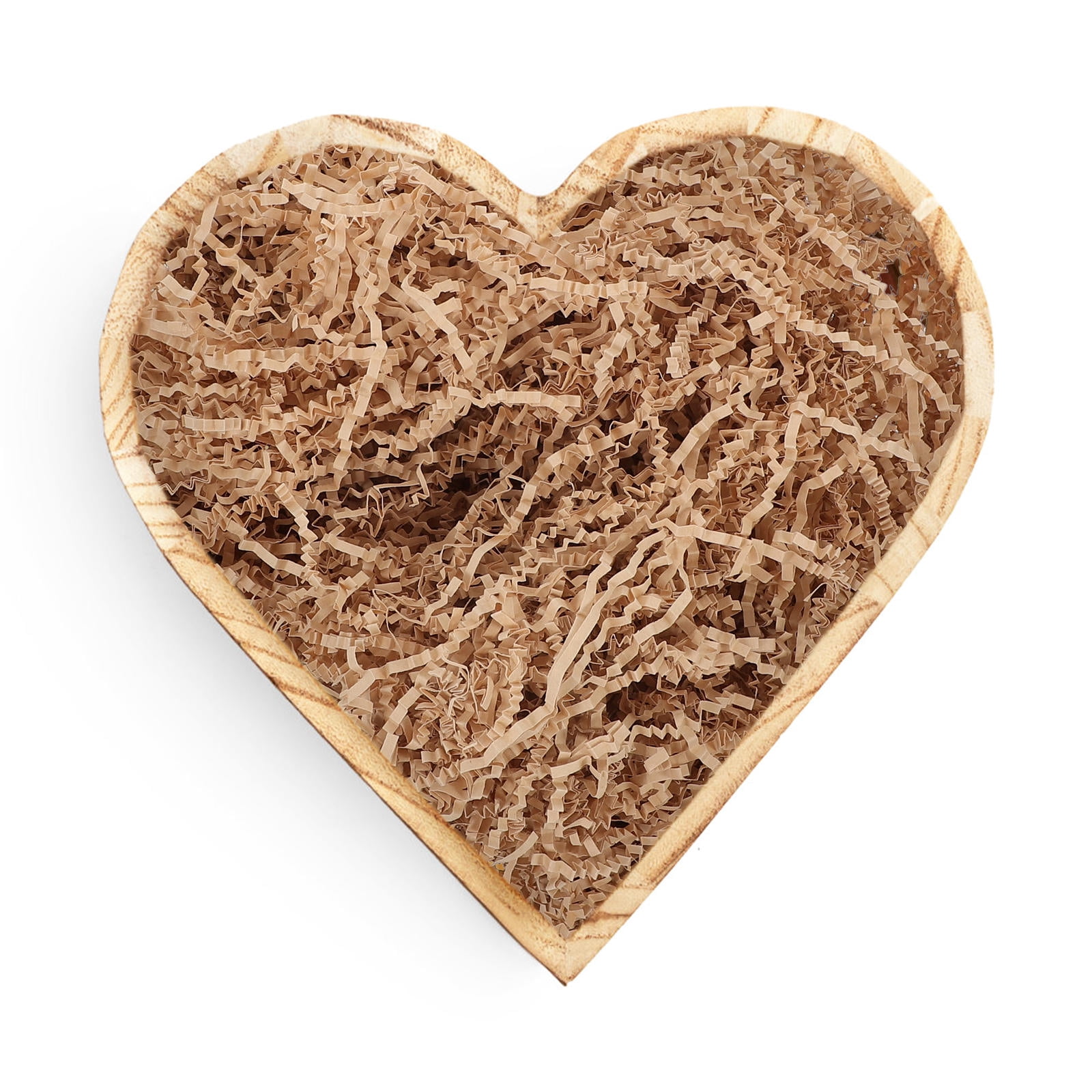 LOLIPPYY Khaki Crinkle Paper Filler 1 Pack for Wedding Decorations and Anniversary Gift Packaging