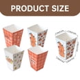 thumbnail image 3 of Event Party Decor Thanksgiving Themed Party With Baked Goods Packing Box Pumpkin Popcorn Box. Happy Big Pumpkin Fall Birthday Party Popcorn Box Set Of 4, 3 of 4