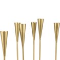 thumbnail image 7 of Northlight Modern 8 Taper Candle Holder Candelabra - 11" - Matte Gold Finish, 7 of 7