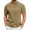 Khaki, variant on PMUYBHF Mens Beach Shirts Big and Tall Men's Solid Color Leisure T Sleeve Short Sleeved Summer V Neck Sports Men's Blouse Thermal Shirt for Men Western Shirts for Men Cowboy Cut Cowboy Shirts