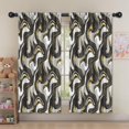 thumbnail image 5 of Blackout Kids Curtains,Black White Gold Marble Pattern Childrens Insulated Curtains Set Of 2,Bedroom Essentials,Toddler Room Decor 52"x63", 5 of 5