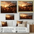 thumbnail image 4 of Designart "Sunset Dandelion landscape I" Floral Wall Art Print, 4 of 5