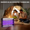 thumbnail image 3 of Mata Mosquitos Electrico, Mata Moscas para Pared con Doble L&aacute;mpara de 6W, Eliminador de Zancudos con Luz P&uacute;rpura, Trampa para Mosquitos de Forma Segura, Adecuada para Hogar, Rest, 3 of 7