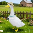 thumbnail image 6 of Porch Goose Outfits, Outdoor White Goose Statue with Costume set Garden Decor, for Holiday Porch ,Gooses Clothes Yard Accent for Home Decors Housewarming Gifts, 6 of 6