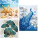thumbnail image 1 of Paquete de 3 kits de pintura de diamante 5d Diy, kit de pintura de diamante para adultos, kits de taladro completo de pintura de diamante 5d, pintura de punto de cruz de pintura de diamante Rin. Afortunado Sencillez, 1 of 5