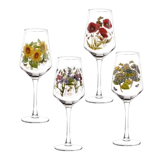 Portmeirion  Botanic Garden Wine Glass Set of 4 - 16 oz.