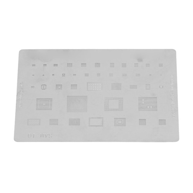 Malla de Acero inoxidable Bling Bling plantilla de reballing para S10 S10+ serie NOTA10