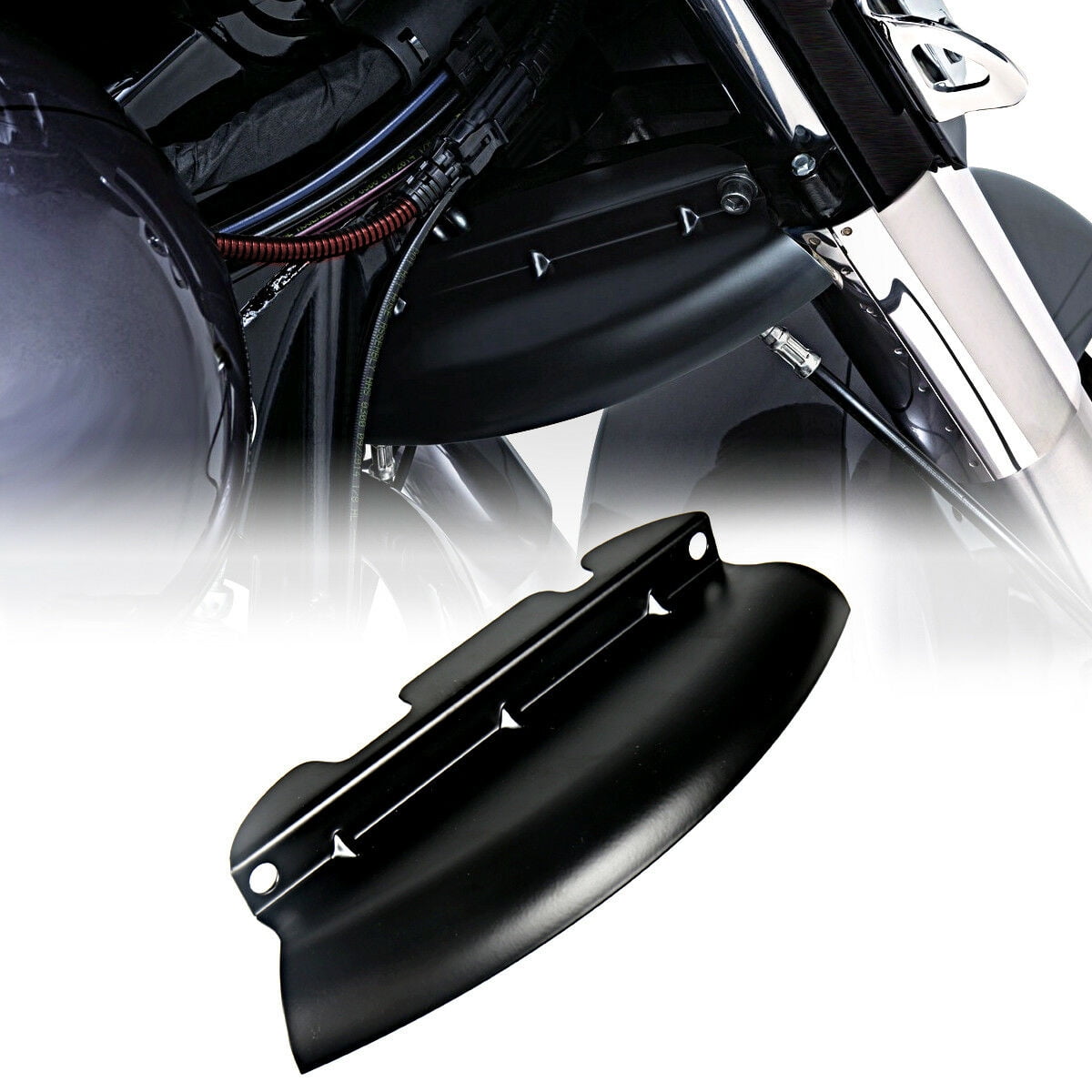 Motorcycle Wind Deflector Lower Triple Tree Wind Deflector for Touring