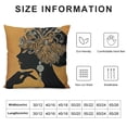 thumbnail image 6 of ARISTURING  Modern Art Theme Throw Pillow Cover - Photograph Pattern Square Cushion Cover - Woman Throw Pillow Case - Decorative Accent Pillow 2 pcs, 6 of 6