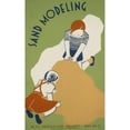 thumbnail image 2 of Shari Weisberg 11x14 Gold Ornate Wood Frame and Double Matted Museum Art Print Titled - Sand Modeling (1936), 2 of 4