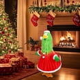 thumbnail image 5 of Sruoe Christmas Porch Goose Outfits, Porch Goose Clothes, 23 Inch Cement Goose Clothes Dress, Duck Clothes for Spring Easter Holiday Outdoor Garden Yard Lawn Patio Statue Decor, 5 of 7