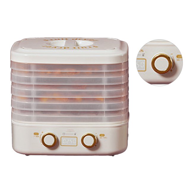 Secador de alimentos, deshidratador de frutas, deshidratador de frutas con 5 bandejas, máquina secadora de frutas, características mejoradas