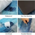 thumbnail image 4 of Kitchen Mat 2 Piece Anti Fatigue Kitchen Floor Mat Non Slip Waterproof Memory Foam Cushioned Teal Kitchen Rugs and Kitchen Mats for Floor Laundry Room Home Office Sink, 4 of 6