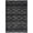 Black/Ivory, variant on SAFAVIEH Tulum Lakisha Distressed Southwestern Area Rug, 11' x 11' Square, Ivory/Grey
