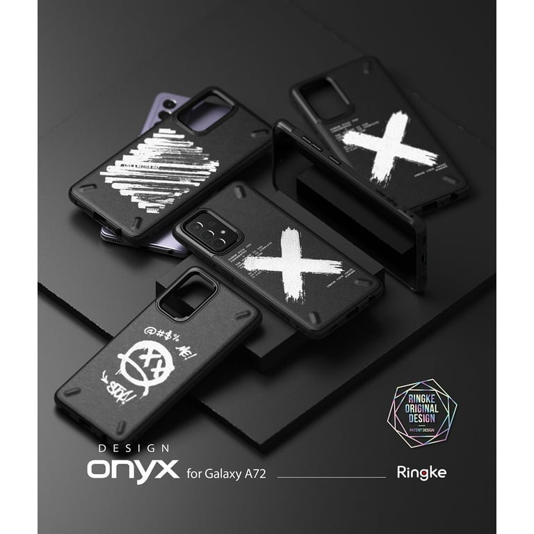 Ringke Onyx Design Case Compatible with Samsung Galaxy A72, Tough