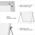 Dry Erase Board Double Sided White Board Desktop Tabletop