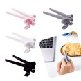 thumbnail image 5 of (2PCS) Lazy snack artefacto juego palillos para dedos palillos auxiliares juegos de dedos [blanco], 5 of 5