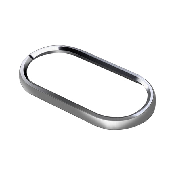 EeaseMX Anillo protector de cámara y adhesivo para lente de teléfono móvil para iPhone XS Max/XS (plateado)