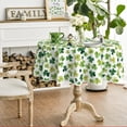 thumbnail image 5 of St. Patricks Day Tablecloth 60×60 Inch Round, Cute Watercolor Lucky Shamrock Washable Seasonal Table Cover for Party Picnic Dinner Decor, 5 of 6