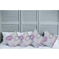 thumbnail image 6 of Ambesonne Floral Throw Pillow Cover 4 Pack, Dandelions Leaves Swirls, 24", Multicolor, 6 of 6