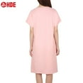 thumbnail image 6 of HDE Sleep Shirt for Women 100% Cotton Nightgown S-5X Pink Cat Face Size S/M, 6 of 7
