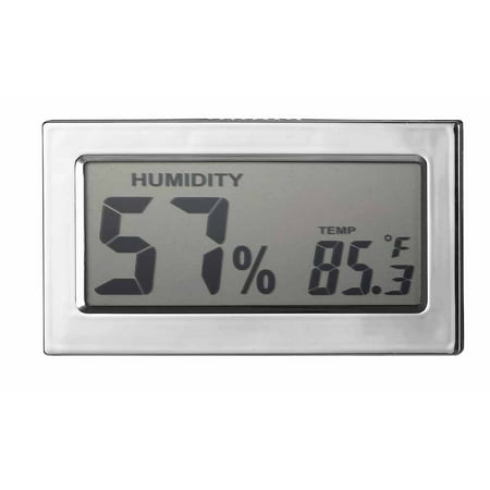 Visol Modern Rectangular Digital Hygrometer - 2 pk